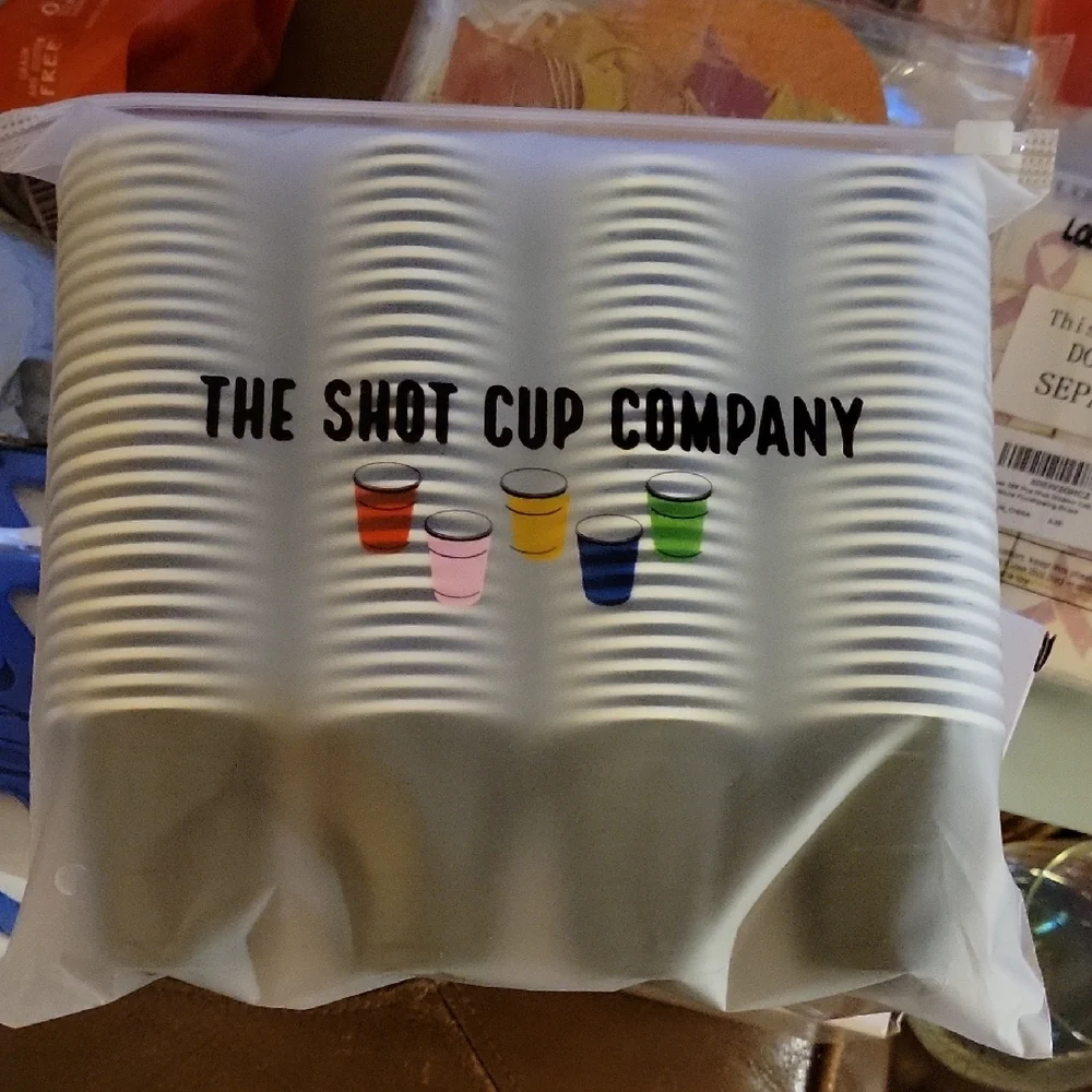 The Shot Cup Company 100ct 2oz. Black Disposable New